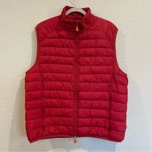 Save the Duck Red Adam Vest - Ultra Light Jacket